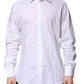Dolce & Gabbana White GOLD Long Sleeves Dress Formal Shirt