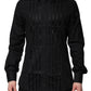 Dolce & Gabbana Black Cotton GOLD Mens Dress Formal Shirt