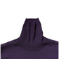 Dolce & Gabbana Purple Cashmere Turtleneck Pullover Sweater