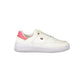 White Polyethylene Women Sneaker
