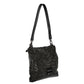 Mario Valentino Black Polyester Women Handbag with Rhinestone Details