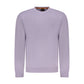 Hugo Boss Purple Cotton Men Sweater