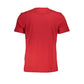 La Martina Elegant Pink Crew Neck Cotton Tee