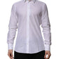 Dolce & Gabbana White Cotton MARTINI Long Sleeve Formal Shirt