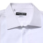 Dolce & Gabbana White Silk Bib Poplin GOLD Men Formal Shirt