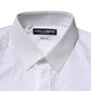 Dolce & Gabbana White GOLD Long Sleeves Dress Formal Shirt