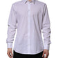 Dolce & Gabbana White MARTINI Long Sleeve Dress Formal Shirt