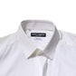 Dolce & Gabbana White Cotton Long Sleeves GOLD Formal Shirt