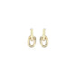 Rabanne Double XL Link Earrings