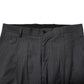 Dolce & Gabbana Gray Striped Cotton Formal Pants