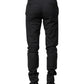 Dolce & Gabbana Gray Striped Cotton Formal Pants
