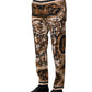 Dolce & Gabbana Multicolor Floral Print Dress Pants