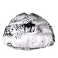 Dolce & Gabbana White Polyester Printed Hood Quilted Hat