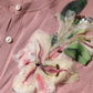 Dolce & Gabbana Pink Silk Knit Button Down Cardigan Sweater