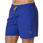 Billionaire Italian Couture Blue Polyester Men's Swim Trunk