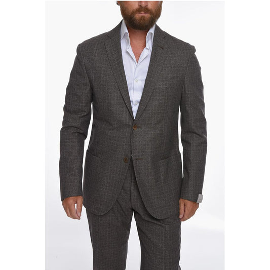 District Check GATE Virgin Wool Blend Suit