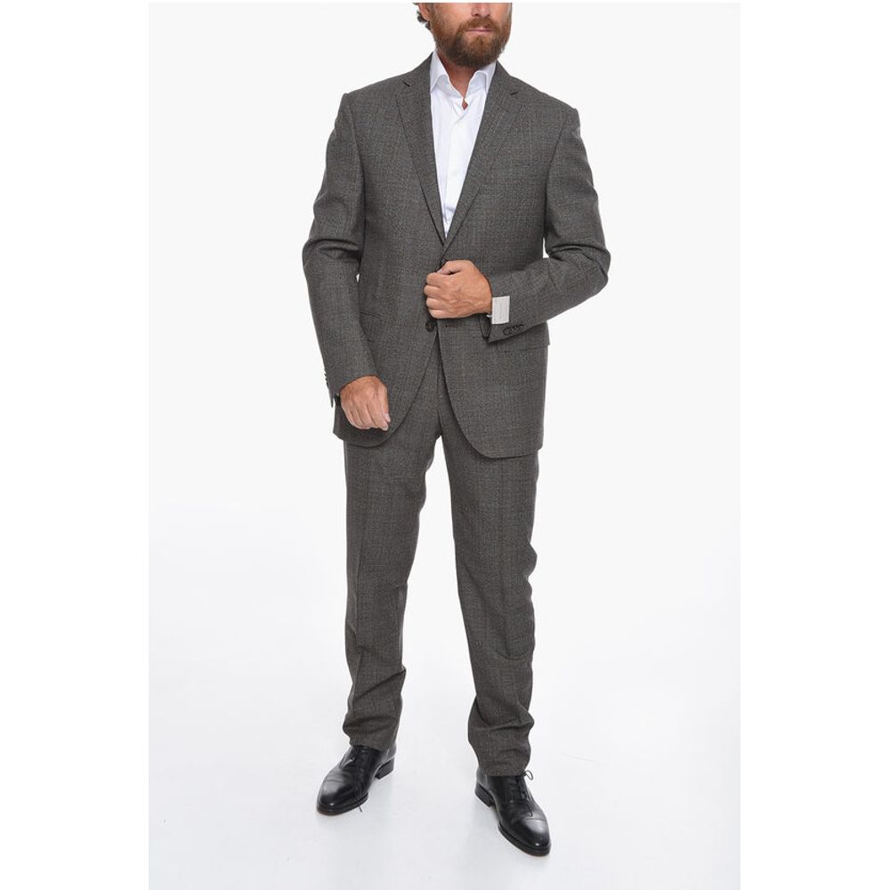 District Check ACADEMY Virgin Wool Suit