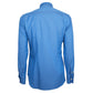 Made in Italy Blue Cotton Men's Shirt