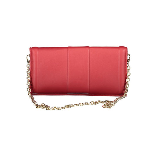 Mario Valentino Red Polyethylene Women Handbag