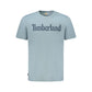 Light Blue Organic Cotton Men T-Shirt