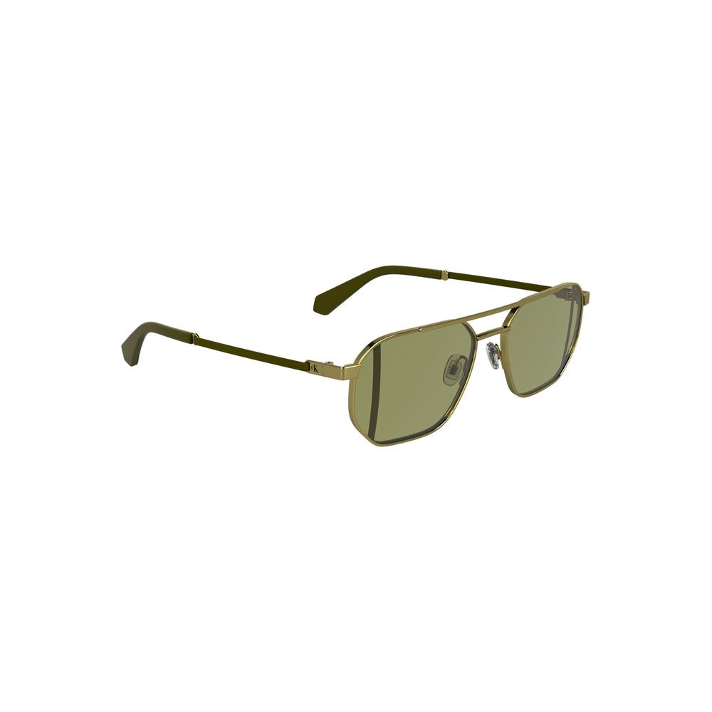 Calvin Klein Gold Metal Men Sunglass