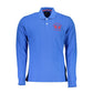 La Martina Elegant Long-Sleeved Polo in Chic Blue
