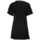Cavalli Class Black Cotton Women Dress