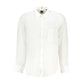 Hugo Boss White Linen Men Shirt