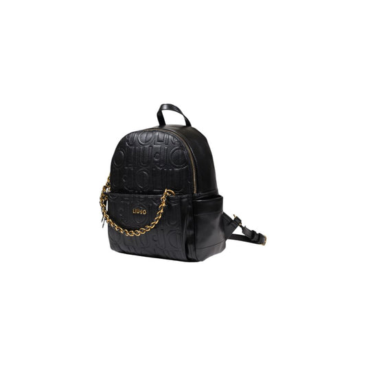 Black Polyethylene Backpack