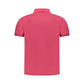 K-WAY Pink Cotton Men Polo Shirt