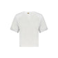 K-WAY White Cotton Women Top