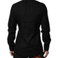 Dolce & Gabbana Black GOLD Long Sleeves Men Formal Dress Shirt