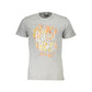 Cavalli Class Brown Cotton Men T-Shirt
