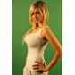 Gas White Cotton Unisex Tank Top