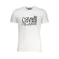Cavalli Class White Cotton Men T-Shirt