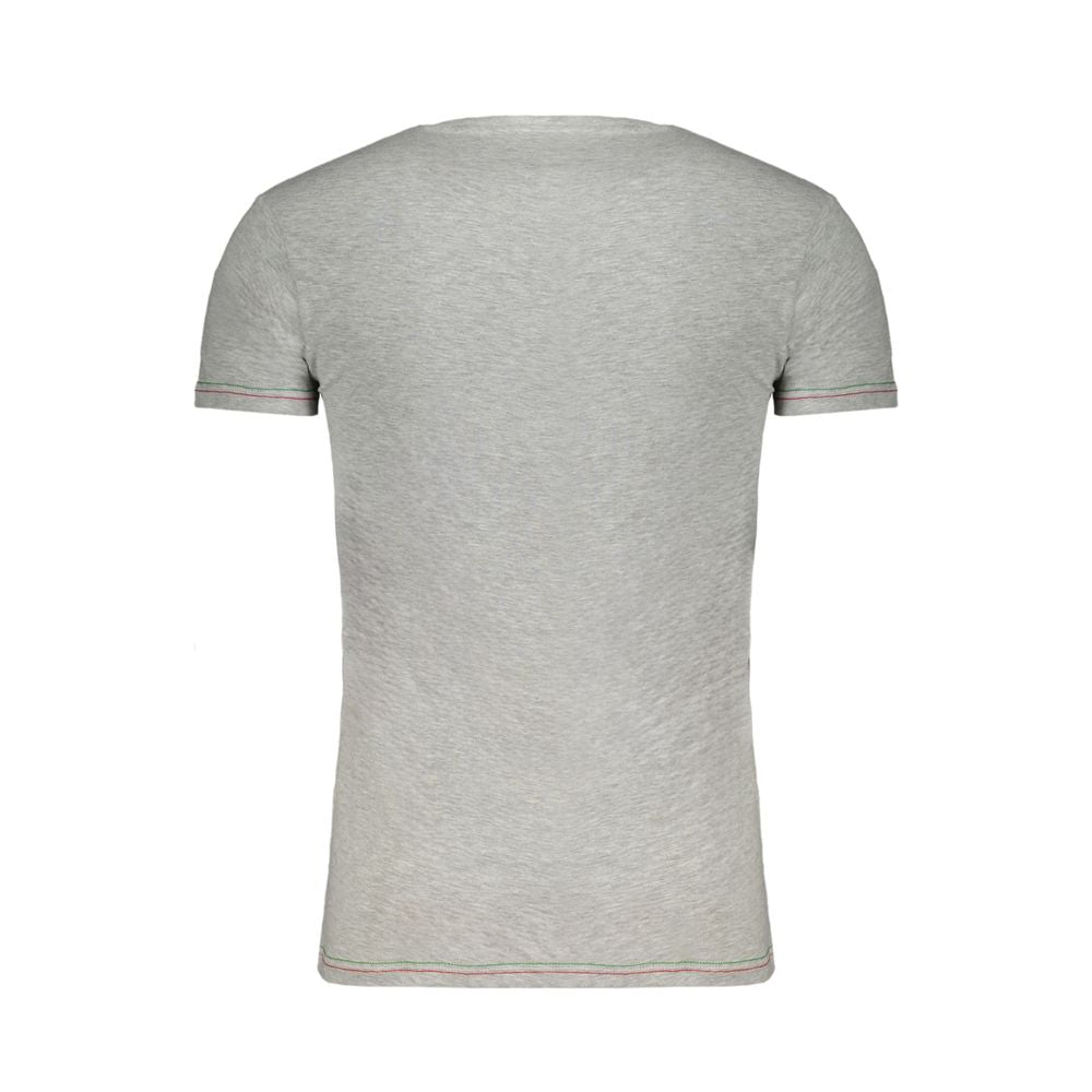 Aeronautica Militare Brown Cotton Men T-Shirt