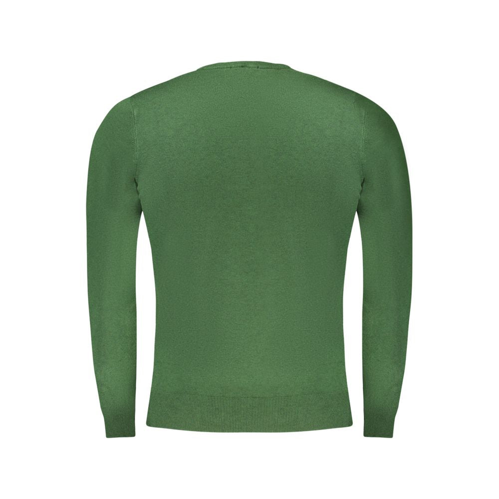 Cavalli Class Verde Viscose Men Sweater