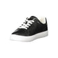 Tommy Hilfiger Black Leather Women Sneaker