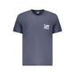 Lee Blue Cotton Men T-Shirt