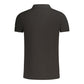 Fila Black Cotton Men Polo Shirt