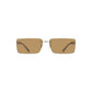Calvin Klein Beige Metal Women Sunglass