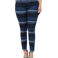 Dolce & Gabbana Blue Striped Cotton Stretch Denim Jeans