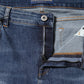 Dolce & Gabbana Blue Washed Cotton Low Waist Denim Jeans