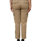 Dolce & Gabbana Brown Cotton Cargo Tapered Pants
