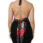Dolce & Gabbana Multicolor Halter Party Evening Cropped Top