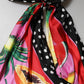 Dolce & Gabbana Multicolor Halter Party Evening Cropped Top