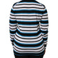 Dolce & Gabbana Multicolor Stripes Long Sleeves V-neck Top