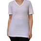 Dolce & Gabbana White Cotton Short Sleeves V-Neck Top T-shirt