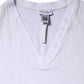 Dolce & Gabbana White Cotton Short Sleeves V-Neck Top T-shirt
