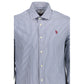 U.S. POLO ASSN. Blue Cotton Men Shirt